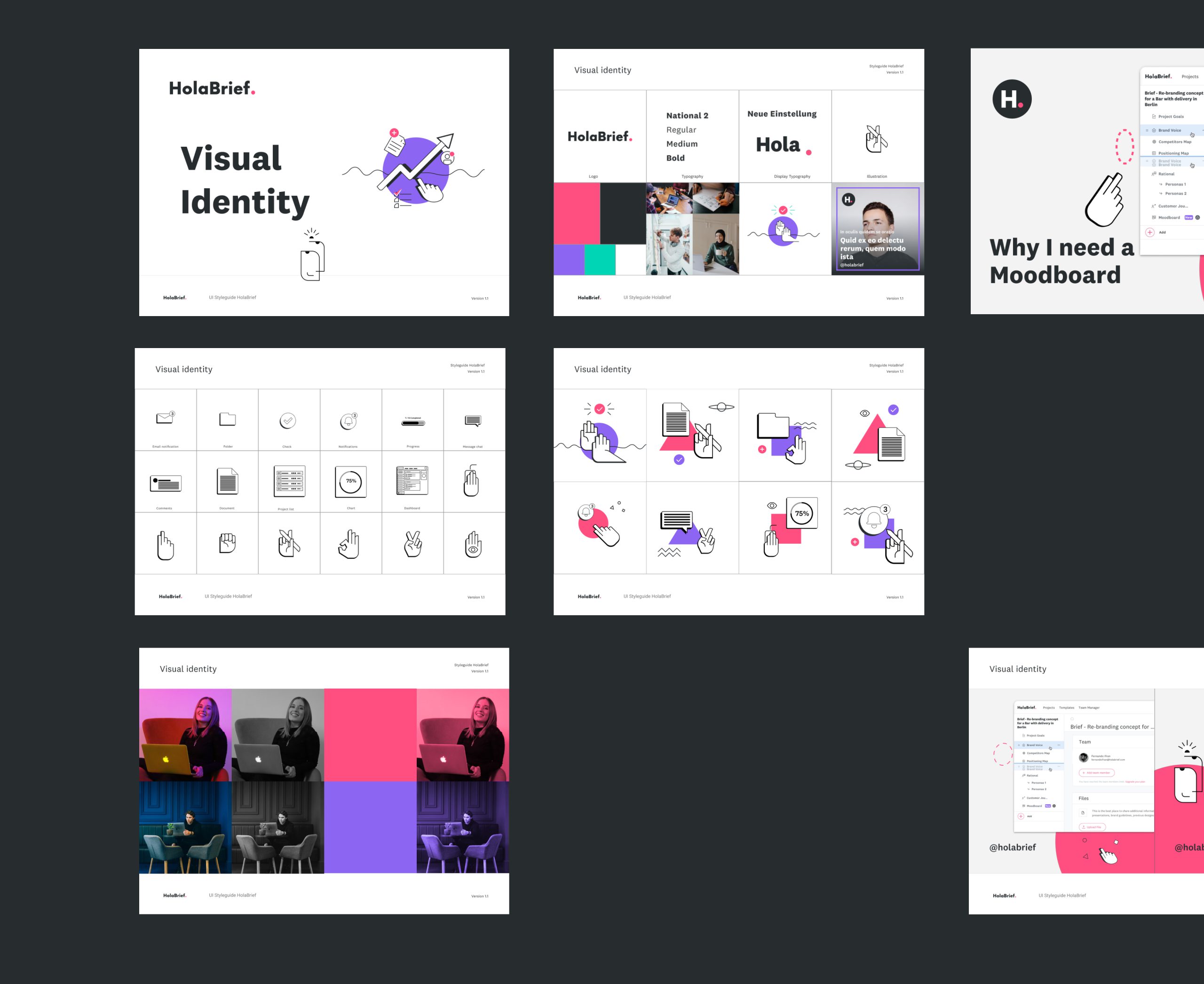 Visual identity — HolaBrief